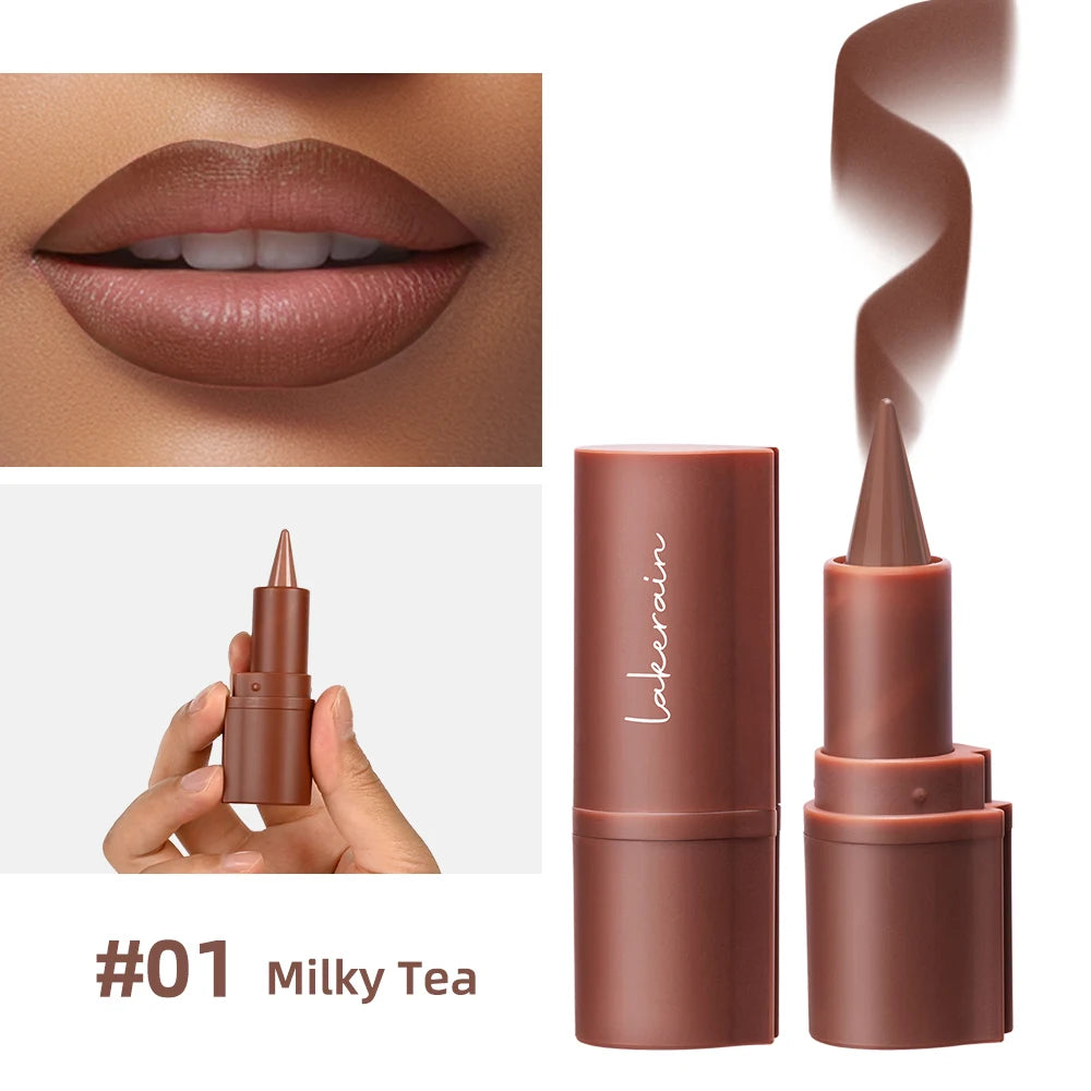 2-in-1 Waterproof Matte Lipstick and Lip Liner Crayon