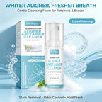 Refreshing Mint Foam Cleaner for Dental Aligners and Retainers