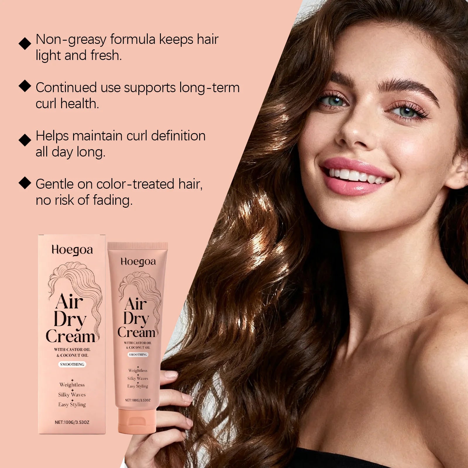 Hydrating Curl Defining Styling Cream for Waves and Curls - 11