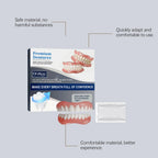 Instant Smile Cosmetic Denture Fitting Kit for Natural Teeth Alignment