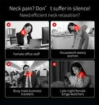 4-in-1 Rechargeable Neck Massage Pillow with Cervical Traction