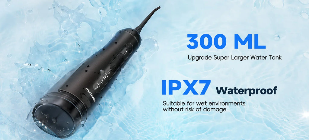 Portable Cordless Water Flosser for Teeth and Braces