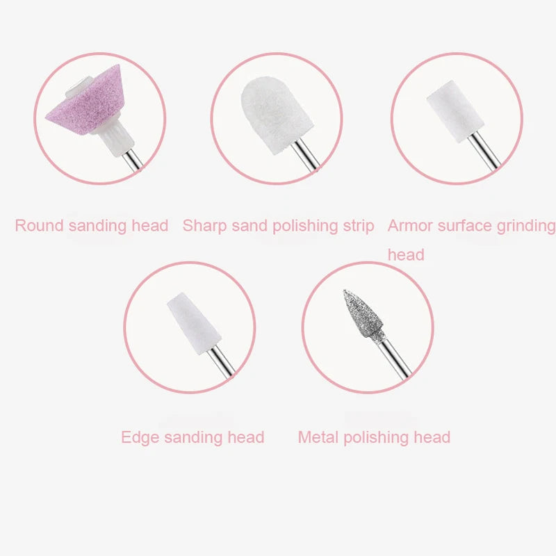 Cordless Electric Manicure and Pedicure Nail File Set