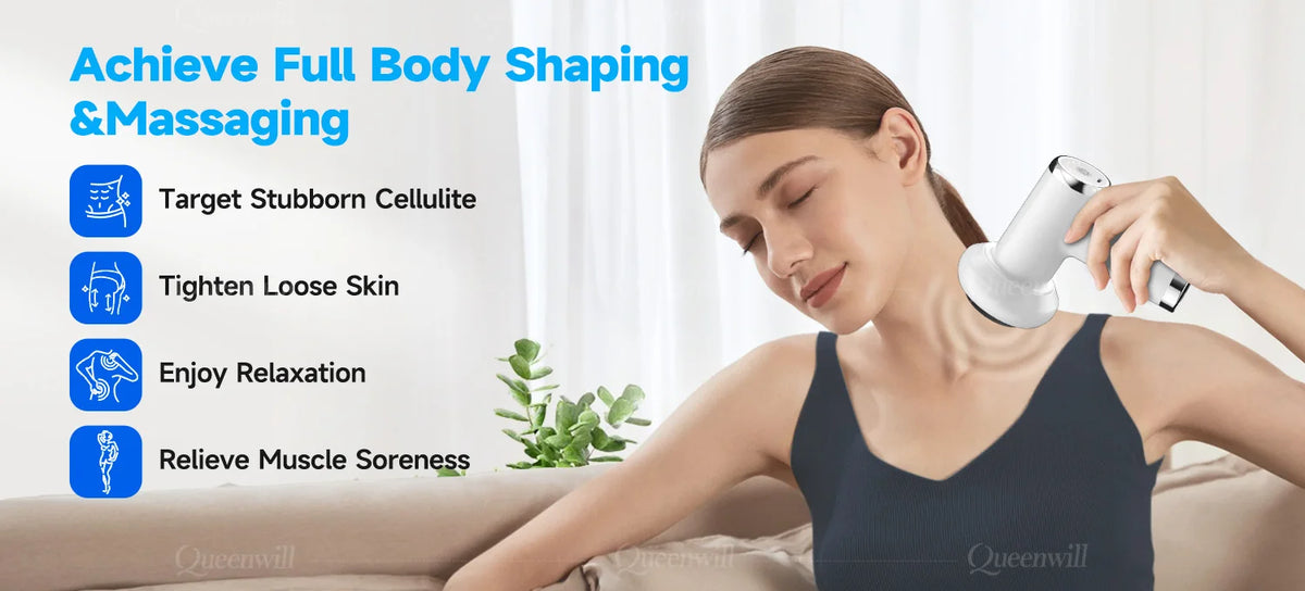 Portable Deep Tissue Body Shaping Massage Gun for Muscle Relief
