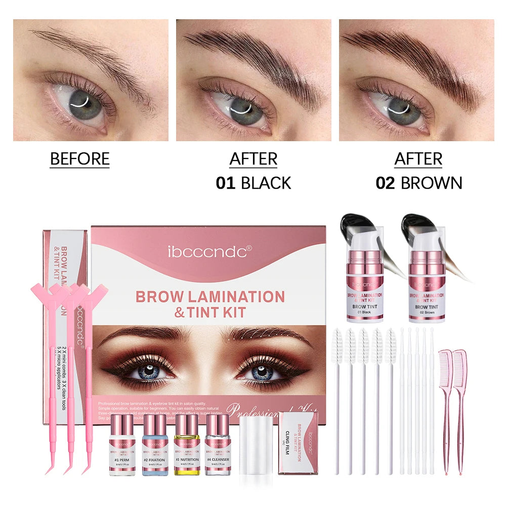 Professional Brow Lamination and Tinting DIY Home Kit