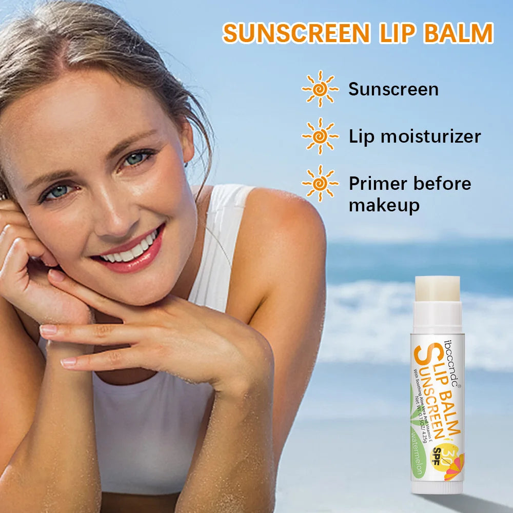 SPF 30 Moisturizing Sunscreen Lip Balm for UV Protection