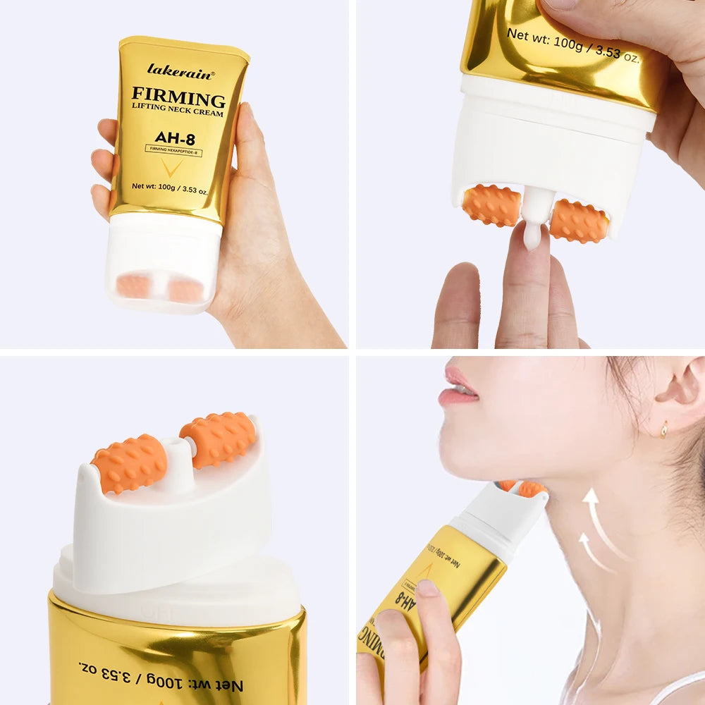 Firming and Lifting Roller Neck Cream for Anti-Wrinkle Care - 4