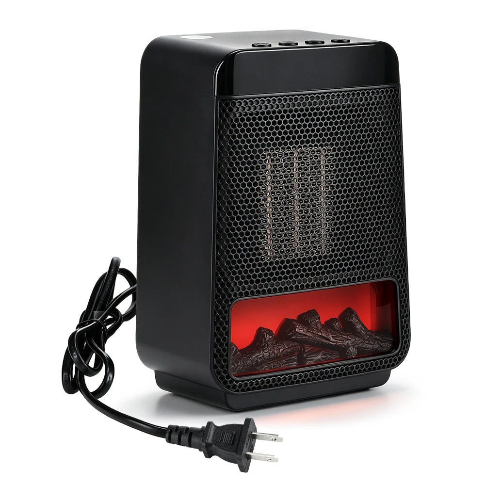 Portable PTC Ceramic Space Heater with Ambient Light and Timer - 27