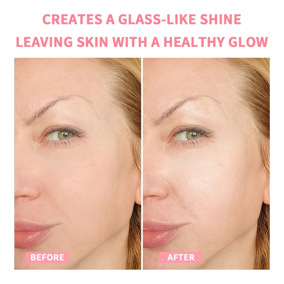 Pink Peptide Hydrating Face Serum for Radiant Skin