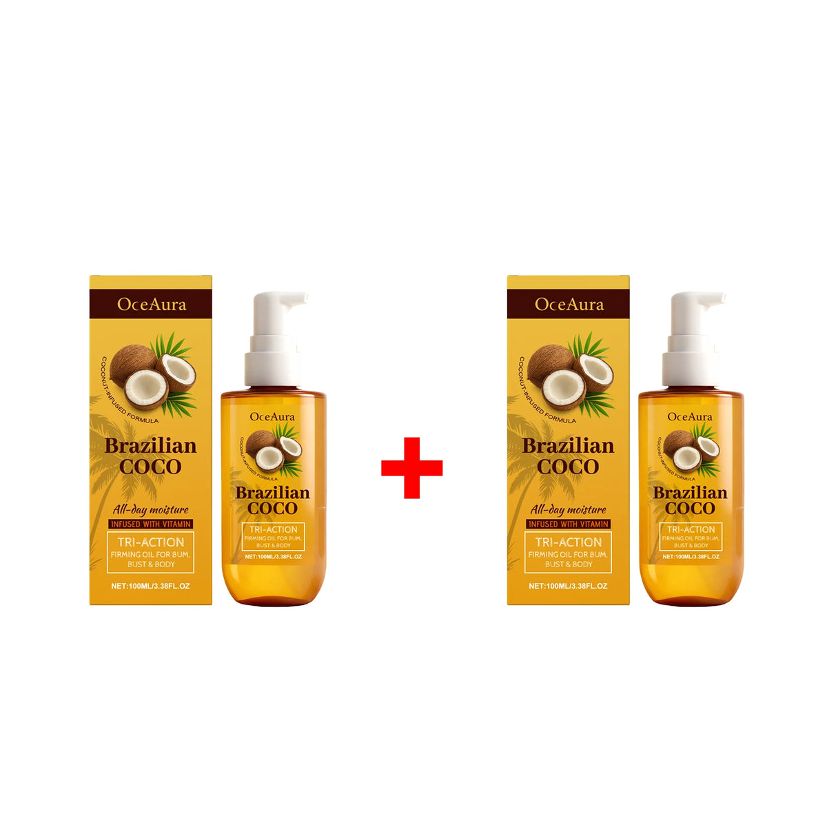 Coconut Firming and Hydrating Body Oil for Skin Elasticity
