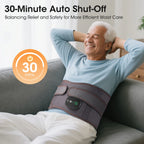 Heated Cordless Vibration Waist Massager Belt