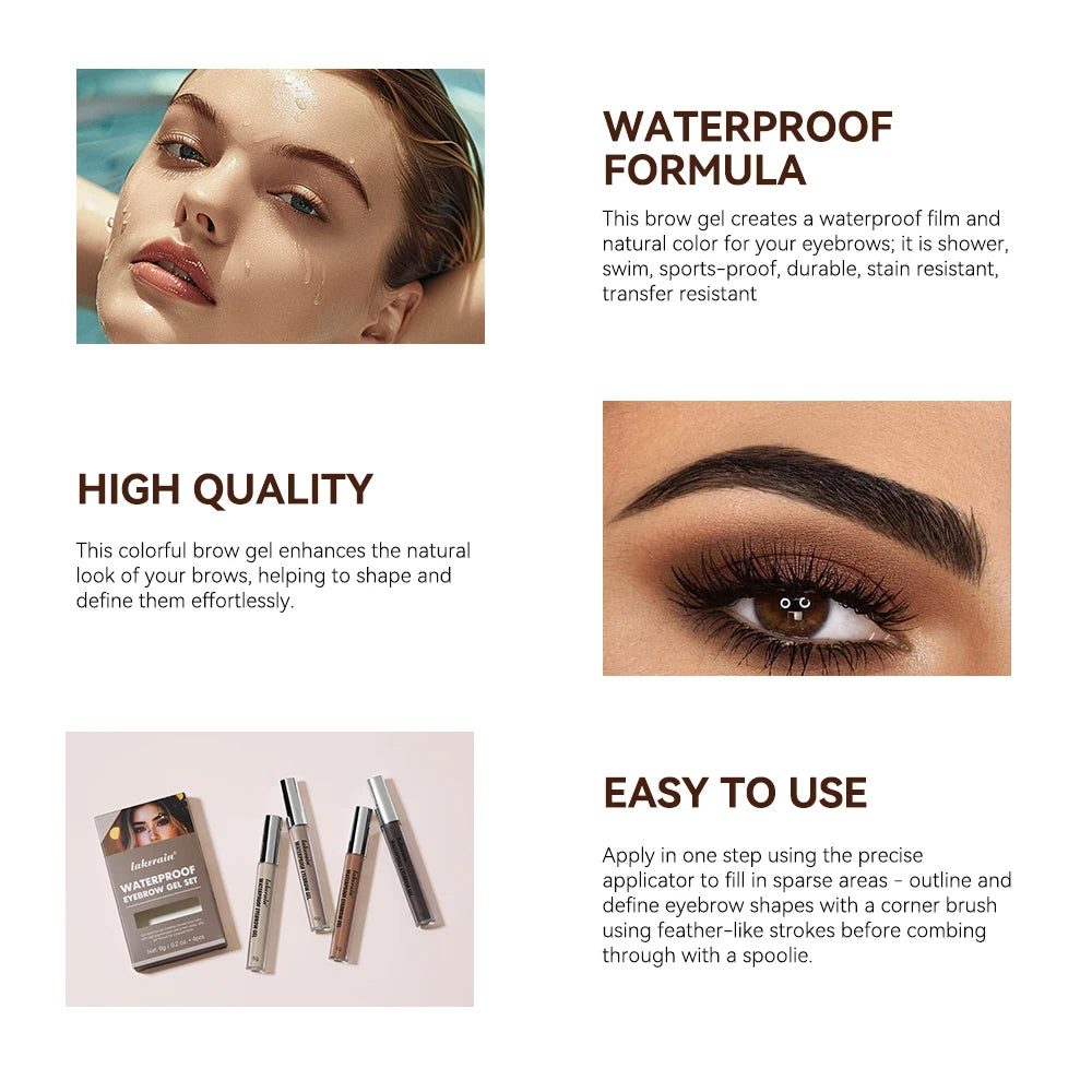 Waterproof Long-Lasting Eyebrow Tint Gel