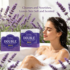 Lavender Cleansing Soap Bar for Oil Control and Skin Brightening