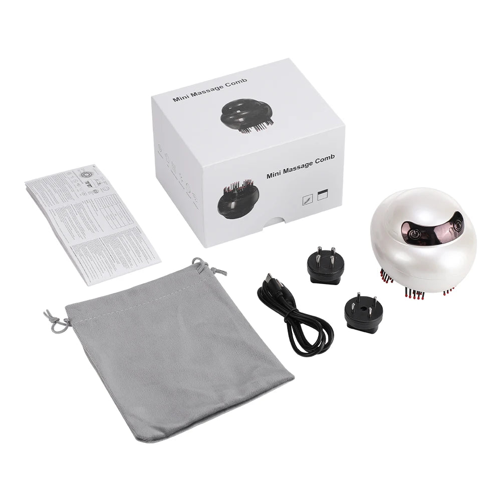 Electric Scalp Massager and Essential Oil Applicator Comb
