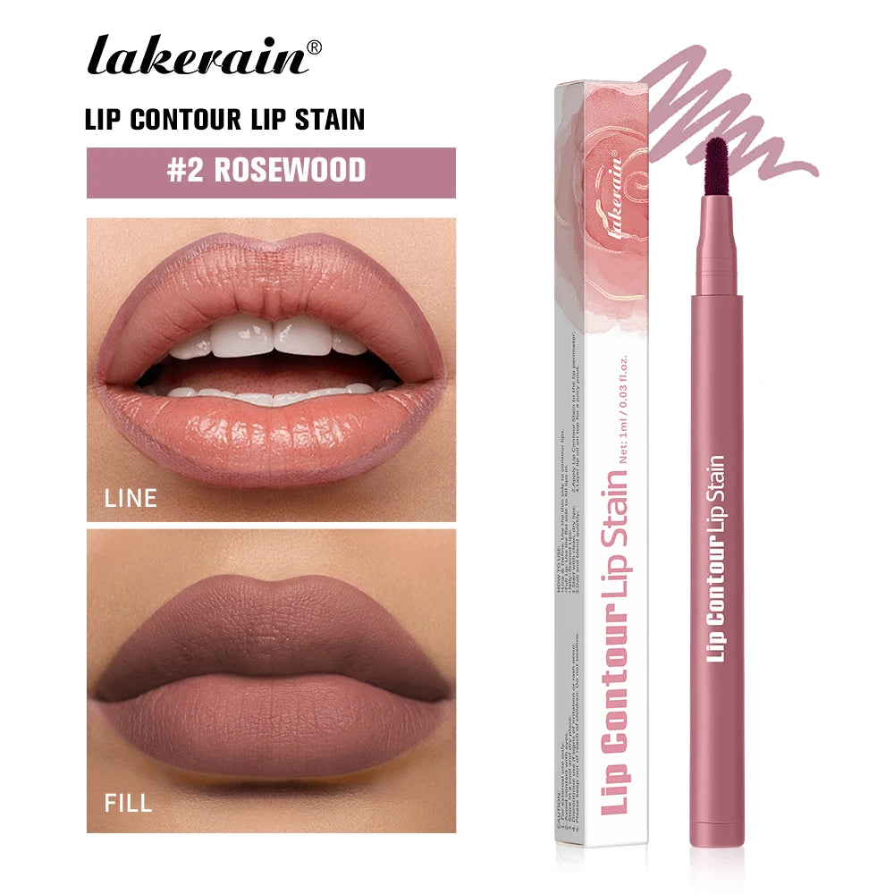 2-in-1 Dual-Sided Lip Contour Stain and Liner Pen