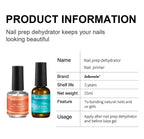 Nail Prep Dehydrator and Primer Set for Professional Manicure