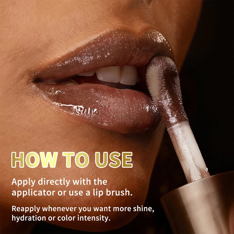 Deep Moisturizing Chocolate Shimmer Lip Gloss