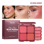 4-Shade Soft Blur Face Blush Palette