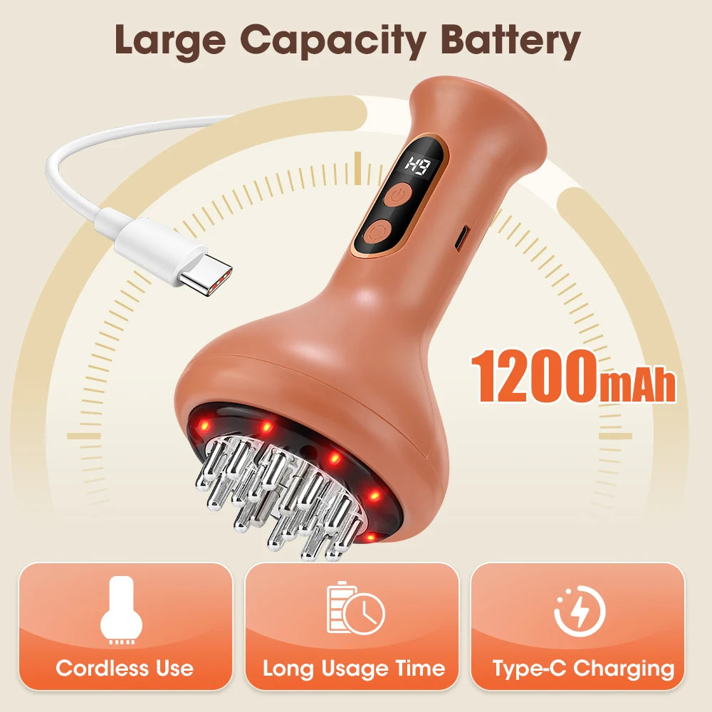 Electric Cordless Body Massager for Hot Compress and Cupping Therapy - 25