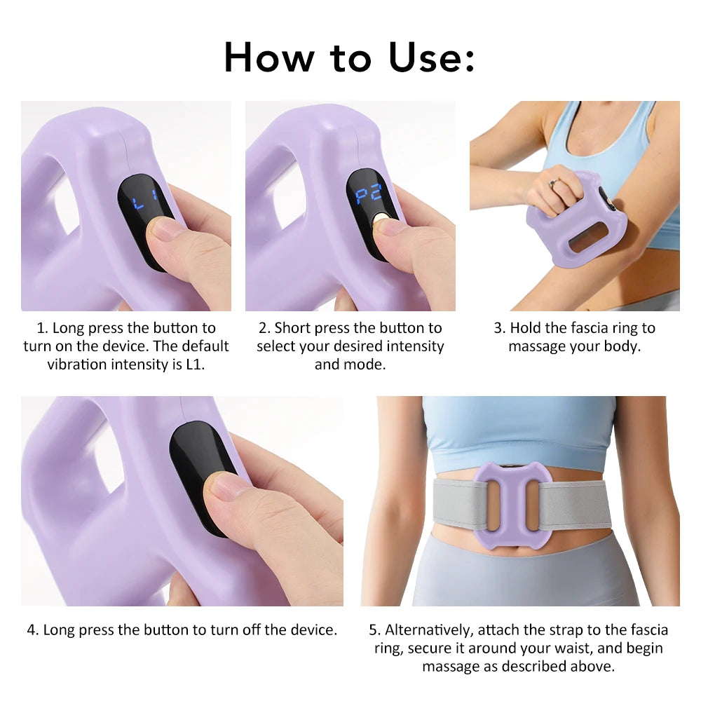 Electric Vibration Body Shaping and Deep Tissue Massage Ring - 14