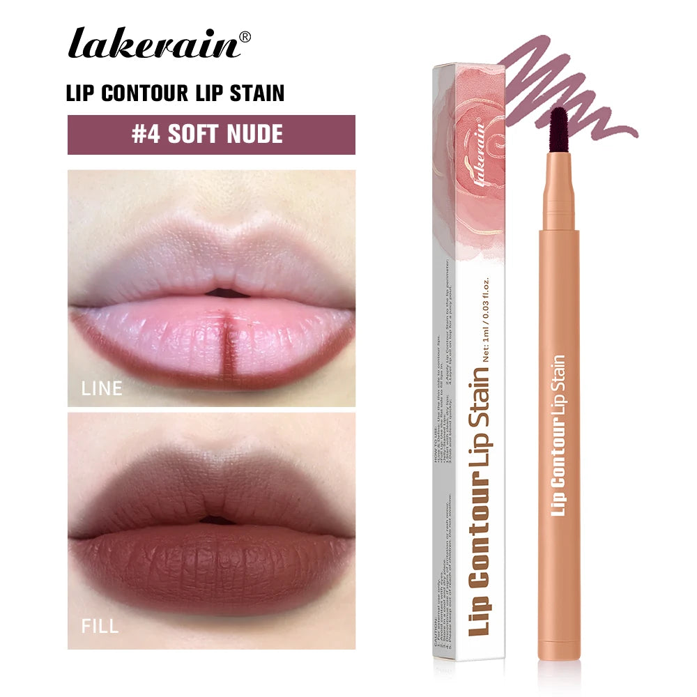 Waterproof Sculpting Ballpoint Felt Tip Lip Liner Stain