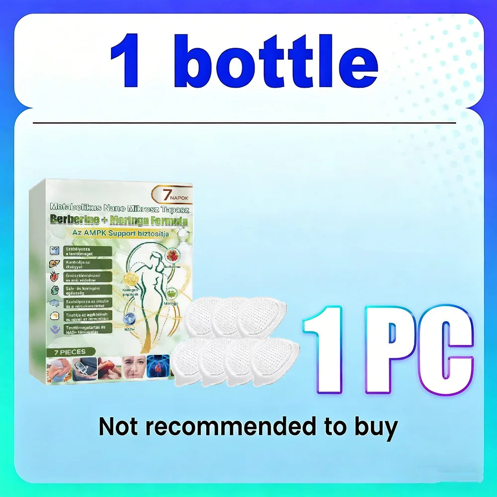 Berberine and Moringa Nano Transdermal Weight Management Patches