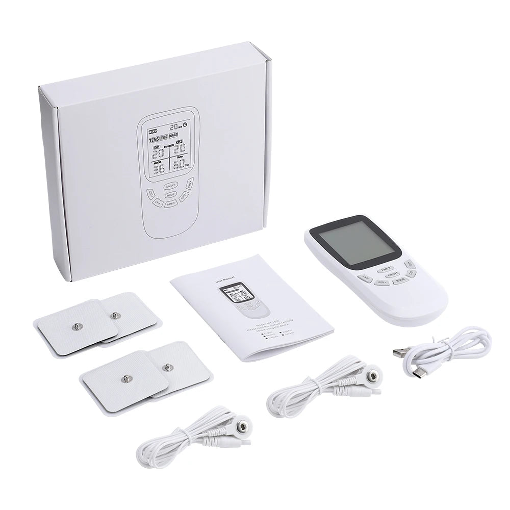 36-Mode Rechargeable TENS & EMS Muscle Stimulator Massager