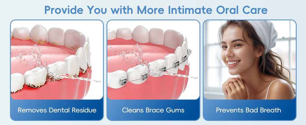Electric Toothbrush and Water Flosser Dental Care Set