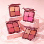 4-Shade Soft Blur Face Blush Palette