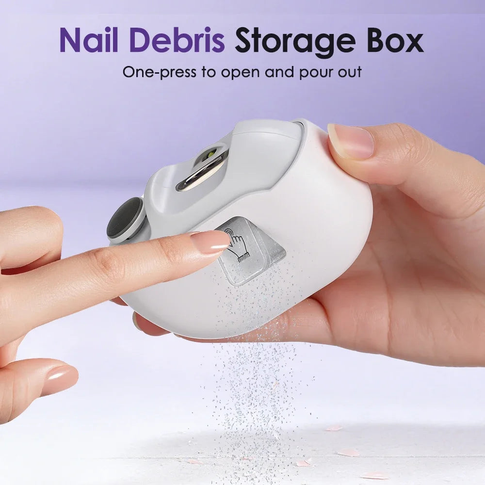 4-in-1 Electric Nail Clipper and Polisher Set