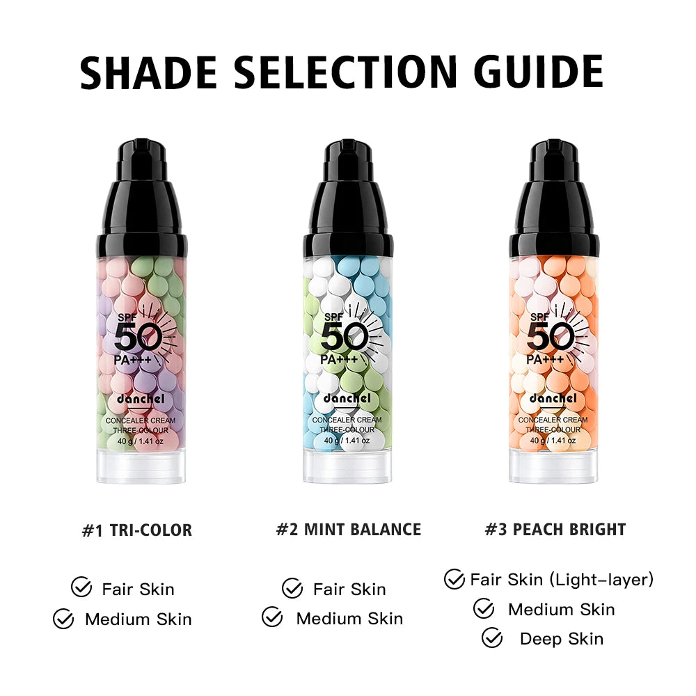 3-Color Correcting Concealer and SPF 50 Makeup Primer - 4