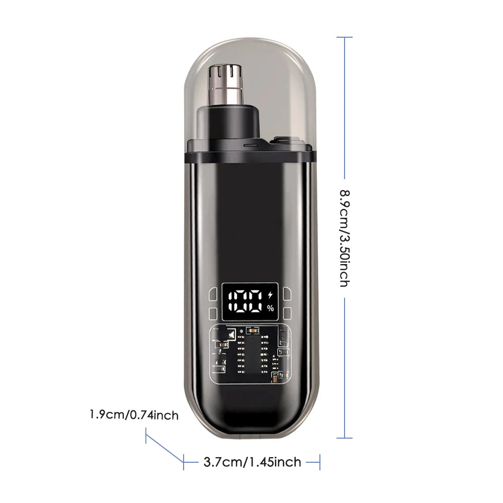 Electric Rechargeable Nose and Ear Hair Trimmer - 13