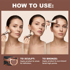 Cream Mousse Contour Bronzer for Seamless Face Sculpting