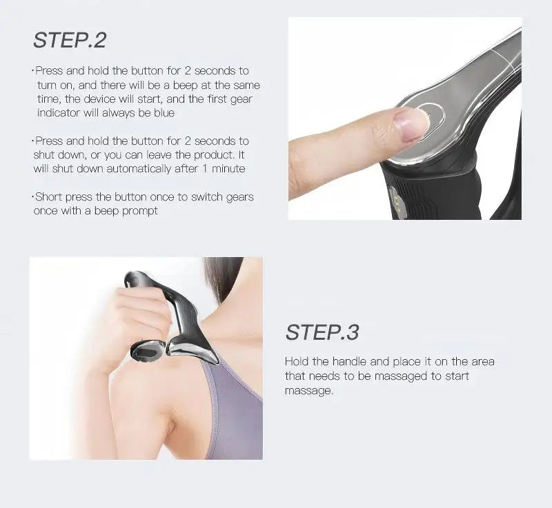 Electric Fascia Muscle Massage Tool for Deep Tissue Relaxation - 22