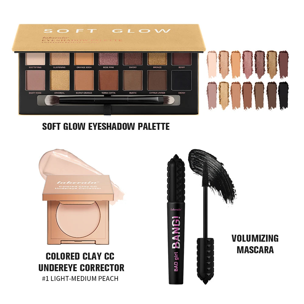 3-Piece Professional Eye Makeup Essentials Kit