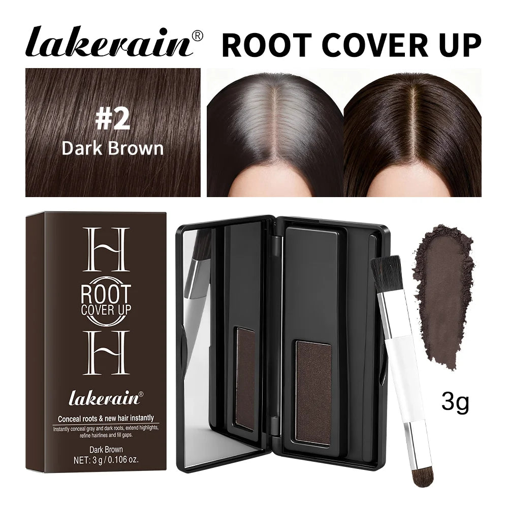 Waterproof Hair Root and Gray Hair Concealer Powder Palette