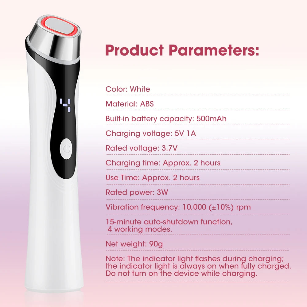 4-Mode Microcurrent Facial Lifting and Skin Tightening Device