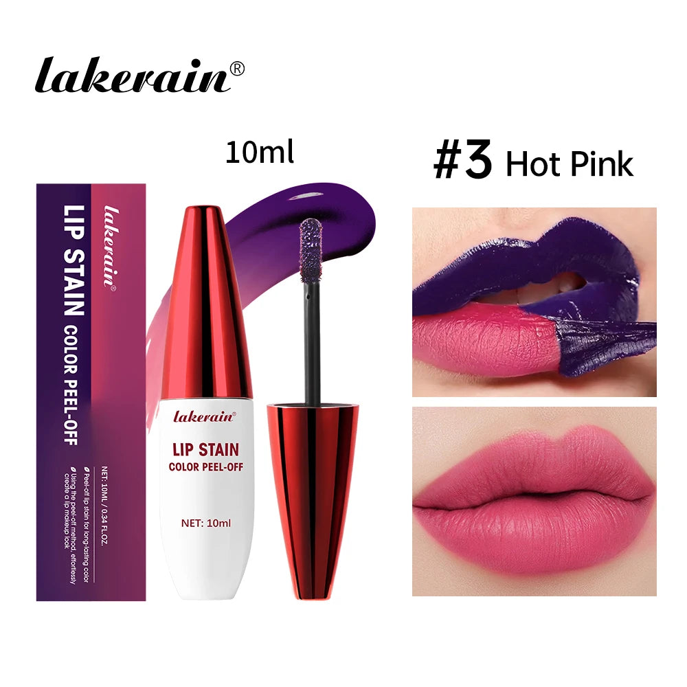 Waterproof Peel-Off Lip Stain Matte Tint - 28