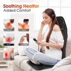 Full-Body Electric Heated Vibration Massage Chair Mat