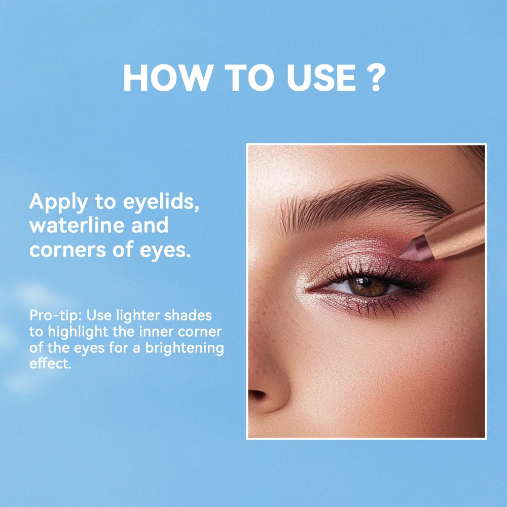 Long-Lasting Waterproof Eyeshadow Pencil Crayon - 5