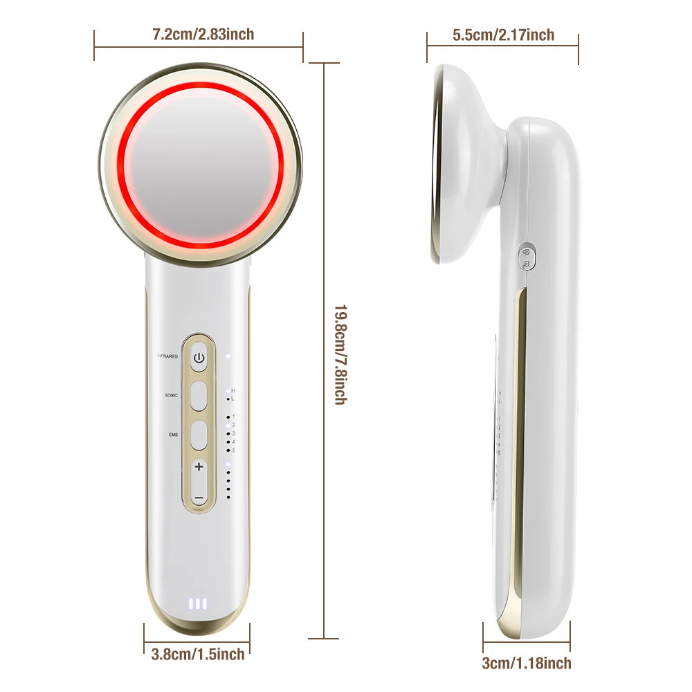Ultrasonic EMS Body Slimming and Facial Lifting Massager
