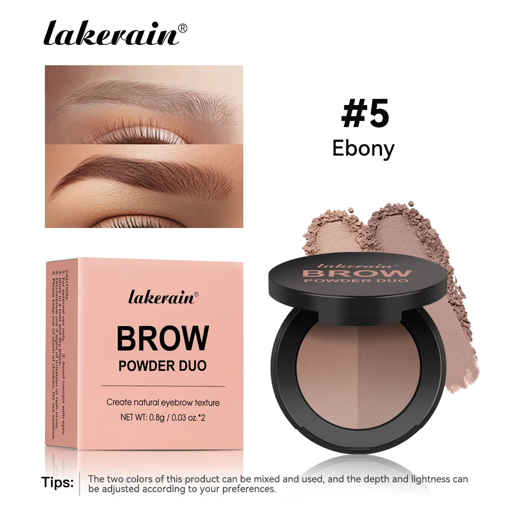 Dual-Tone Eyebrow Powder and Contour Palette - 18
