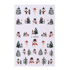 3D Christmas Cartoon Nail Art Sticker Decals