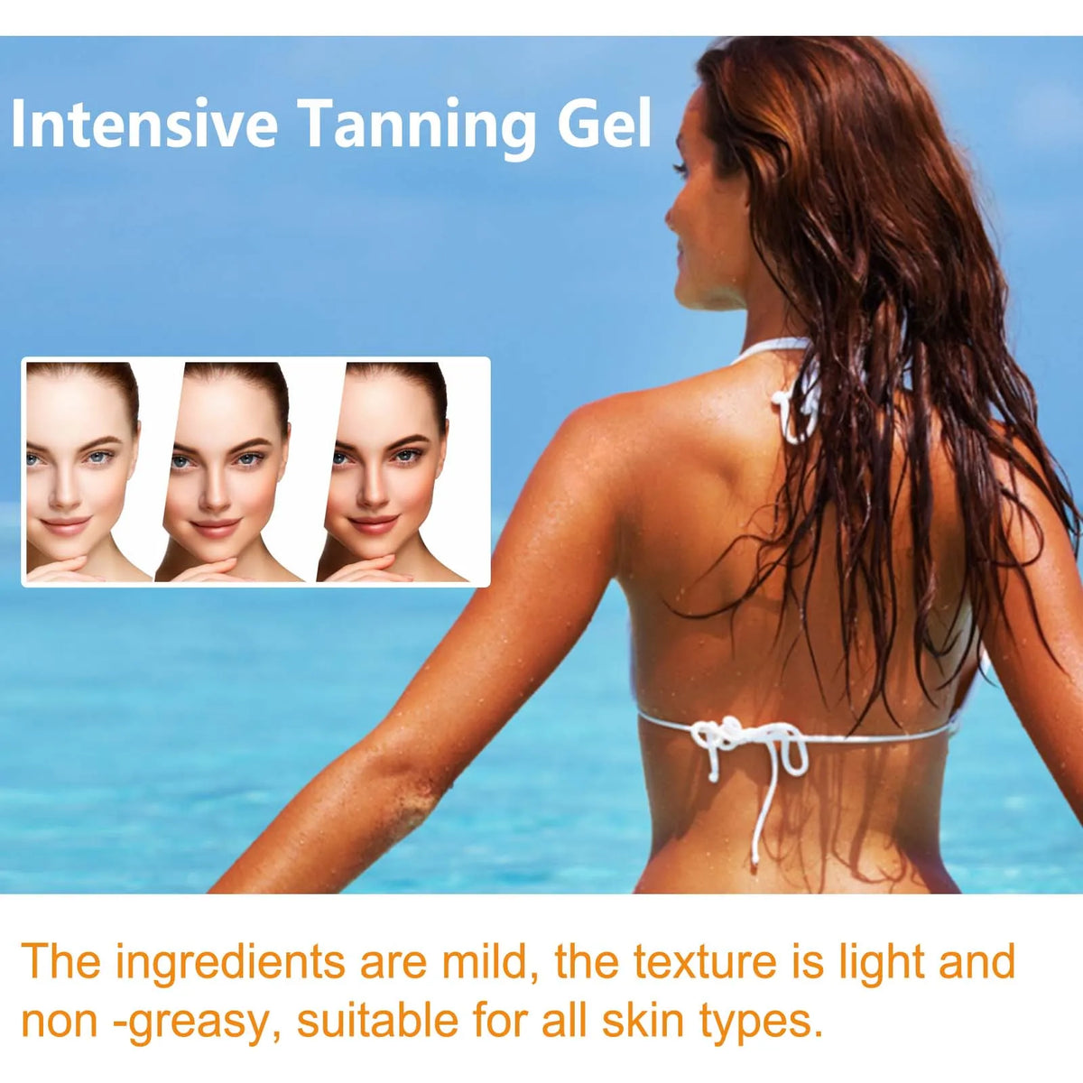 Intensive Self-Tanning Gel for Deep Sun-Kissed Skin