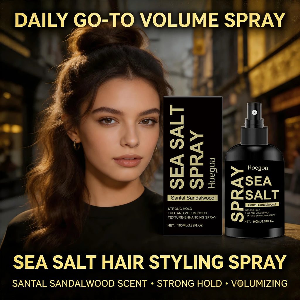 Sea Salt Texturizing Hair Spray for Voluminous Beach Waves