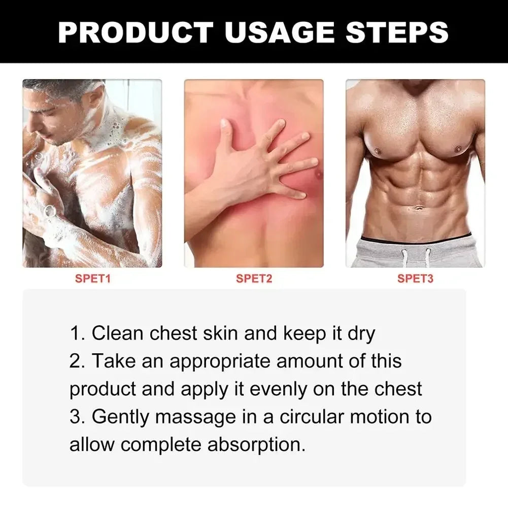 Men's Muscle Definition and Fat Burning Sculpting Cream