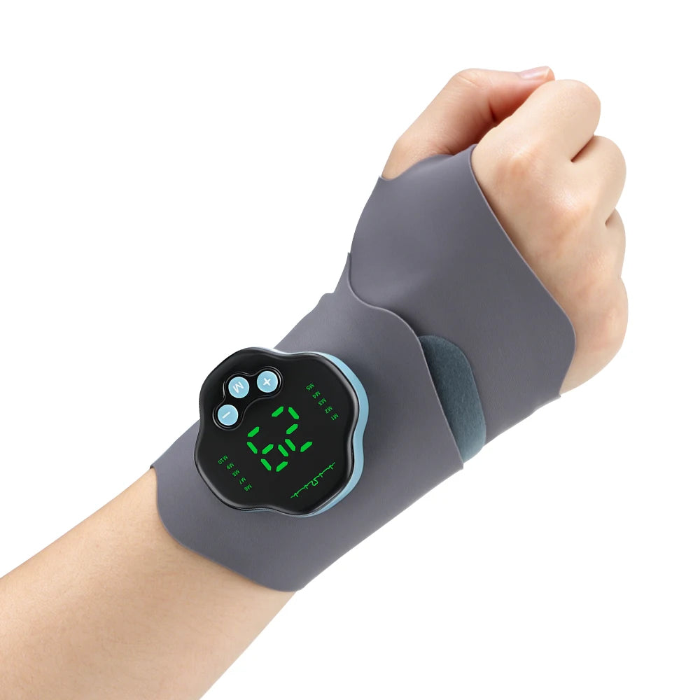 Microcurrent Wrist Massager Band with 10 Modes and 29 Levels