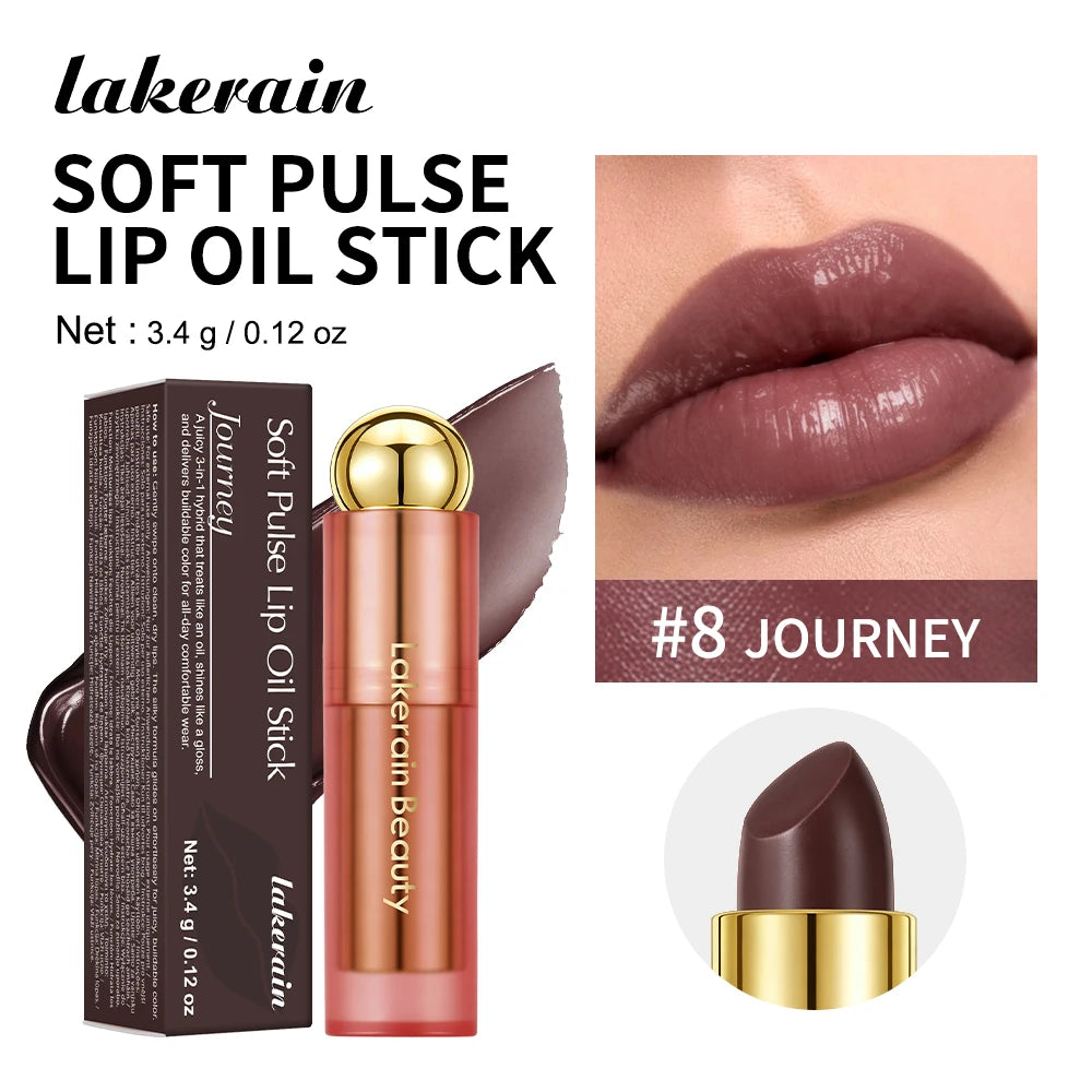3-in-1 Tinted Moisturizing Lip Oil Stick - 27