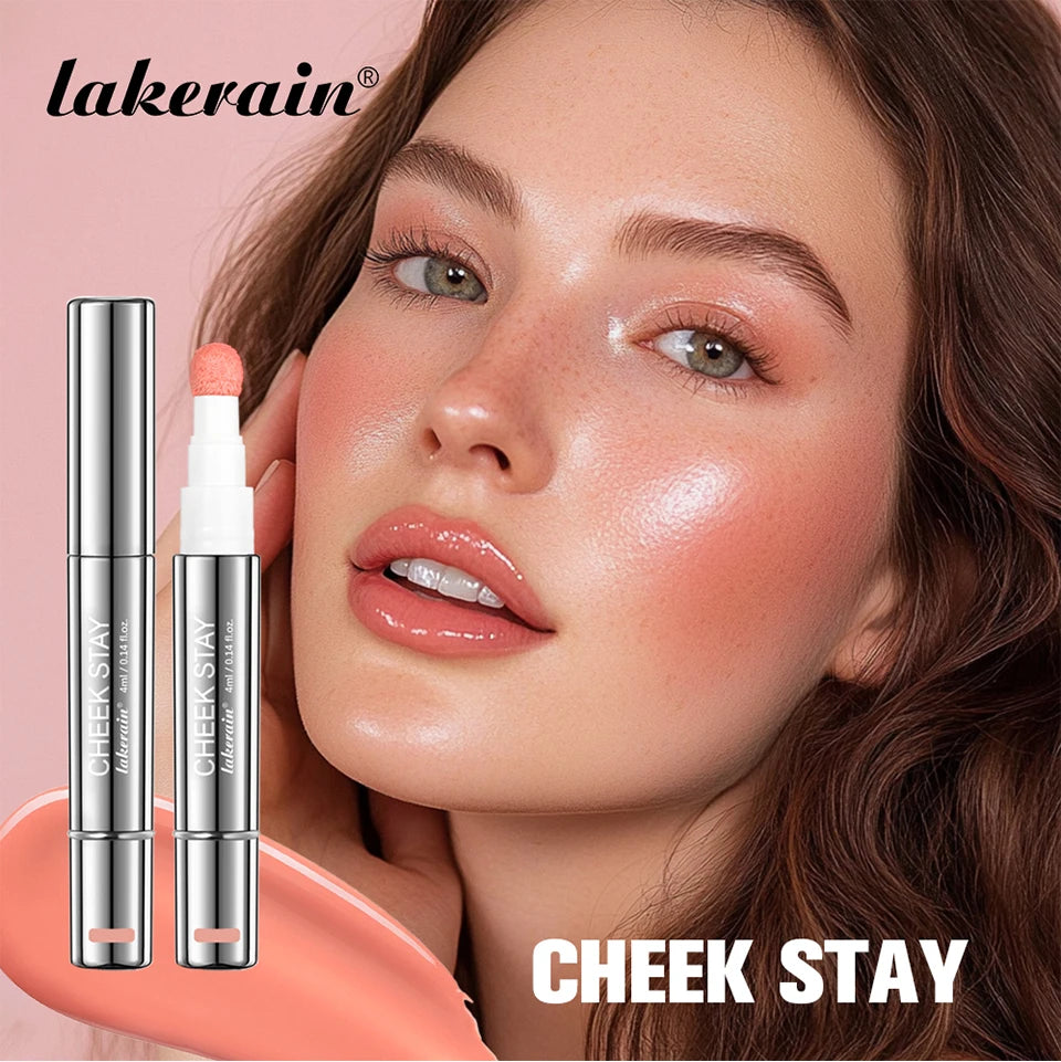 Liquid Blush Stick with Sponge Tip for Cheeks