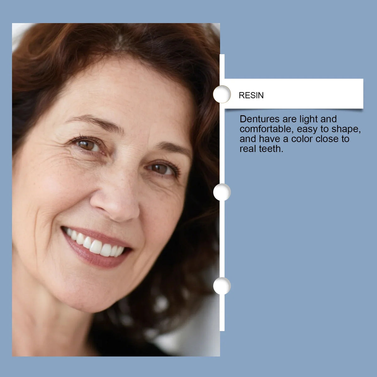 Temporary Cosmetic Denture Kit for Missing Teeth and Gaps